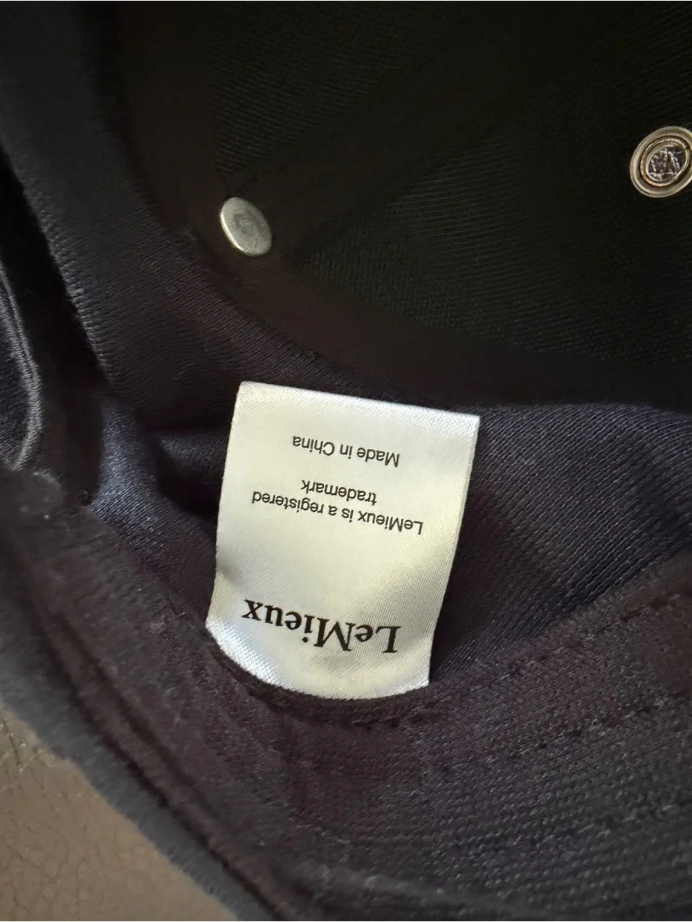 LeMieux Kids Black Baseball Cap